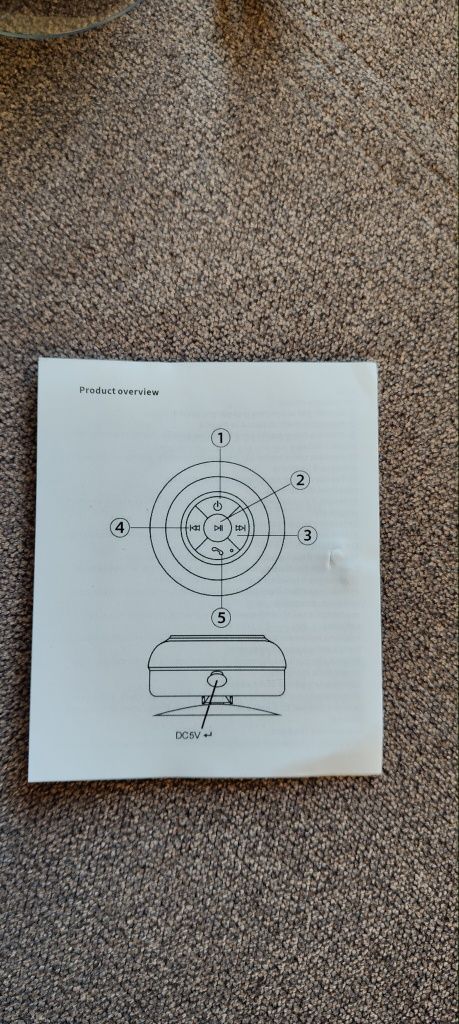 Głośnik bluetooth wodoodporny łazienkowy