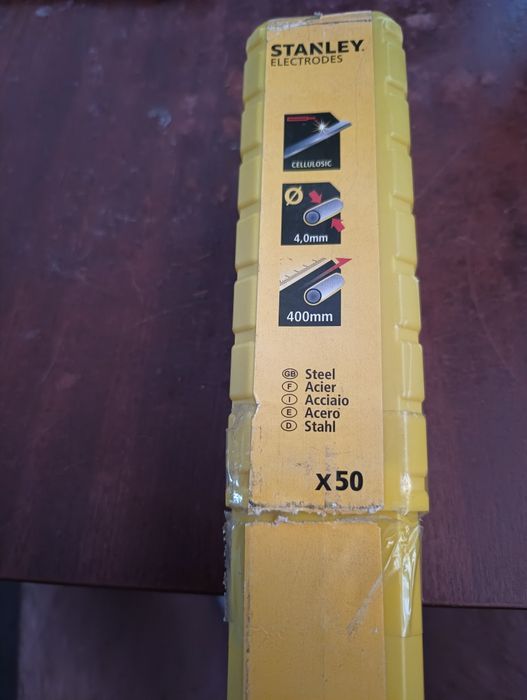 Nowe elektrody celulozowe Stanley 4.0mm długość 400
