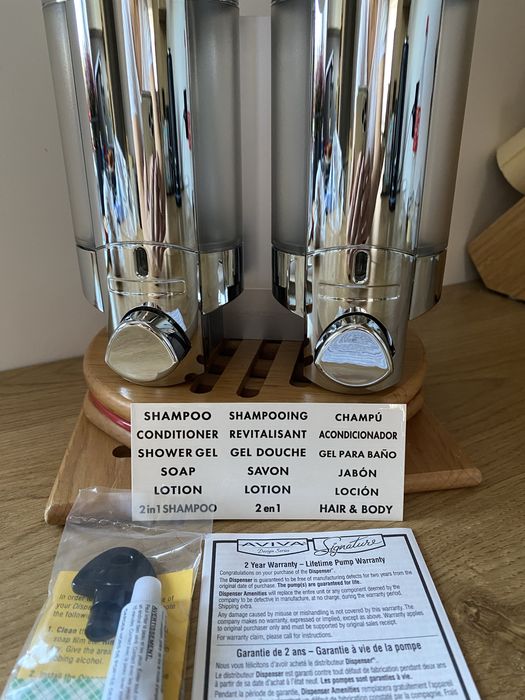 Dozownik do mydla lub szamponu reczny Aviva orginalny