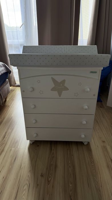 Komoda wanienka przewiaj na kólkach 3w1