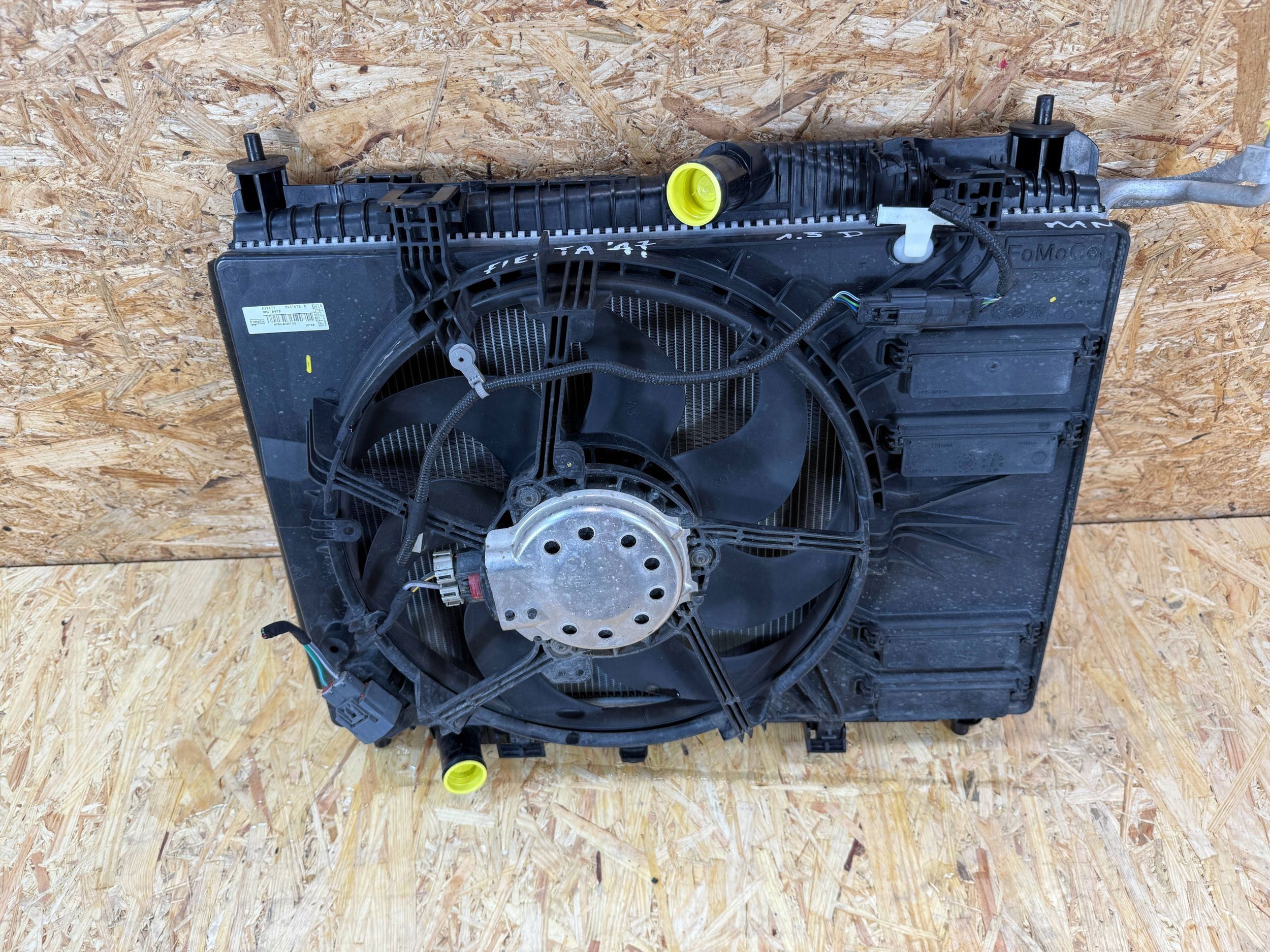 Komplet chłodnic chłodnice Wentylator Ford Fiesta MK8 Puma MK2 1.5D…