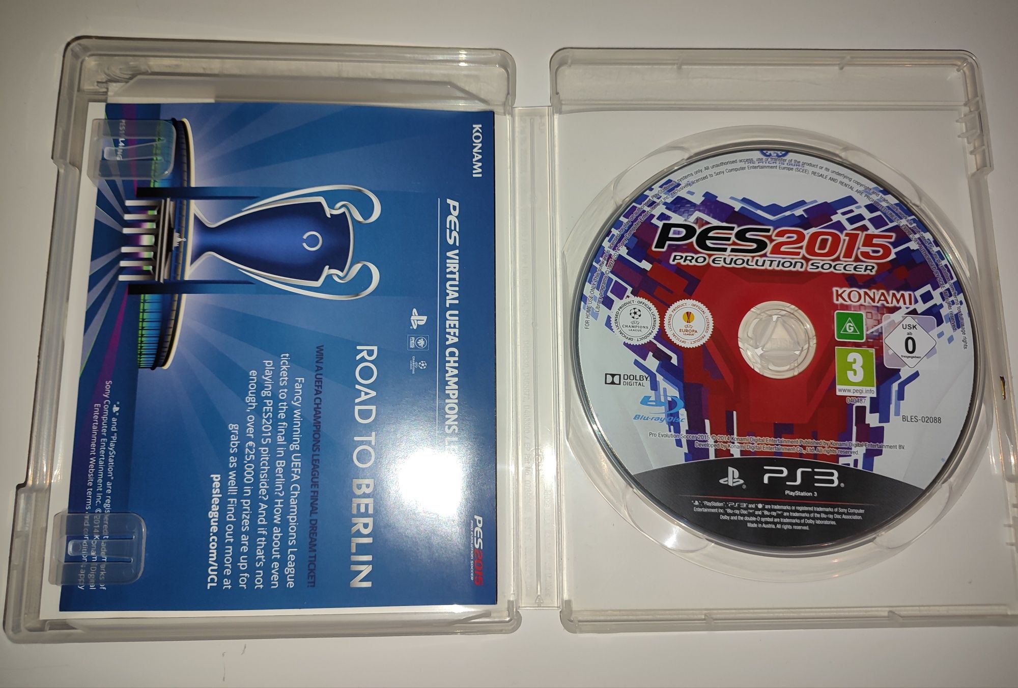 Gra Ps3 PES 2015 gry PlayStation 3 piłka nożna Minecraft LEGO NFS COD