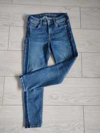 Spodnie damskie jeansy rurki skinny wysoki stan Pepe Jeans rozm XS 34