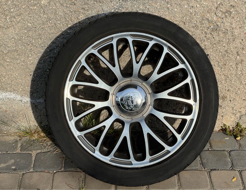 Felgi z oponami 4x98 Fiat Abarth 7.0x17 ET38 + 215/45R17