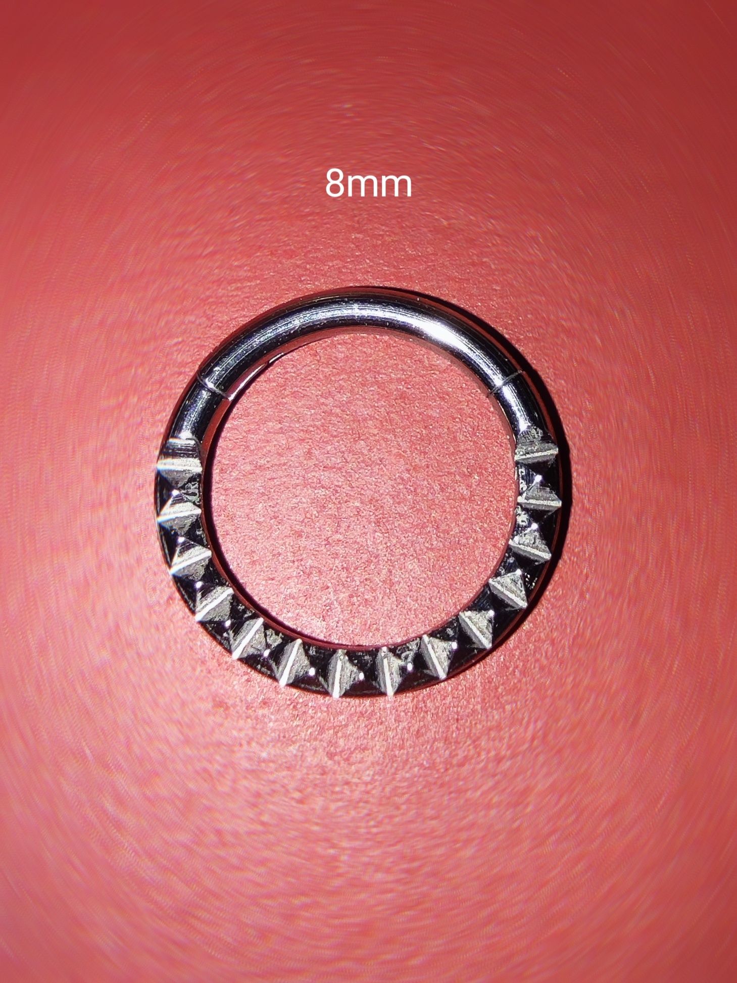 Septum piercing do nosa 8mm