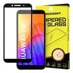 Szkło Hartowane Full Glue Na Cały Ekran Z Ramką Do Huawei Y5P Czarny
