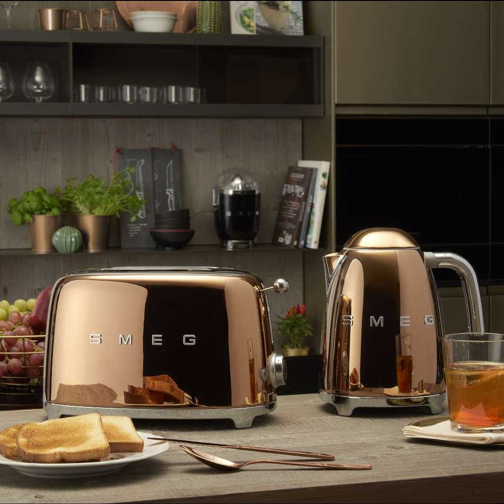 Czajnik elektryczny Smeg KLF03RGEU Różowe złoto NOWY! Zamów z Wysyłką!