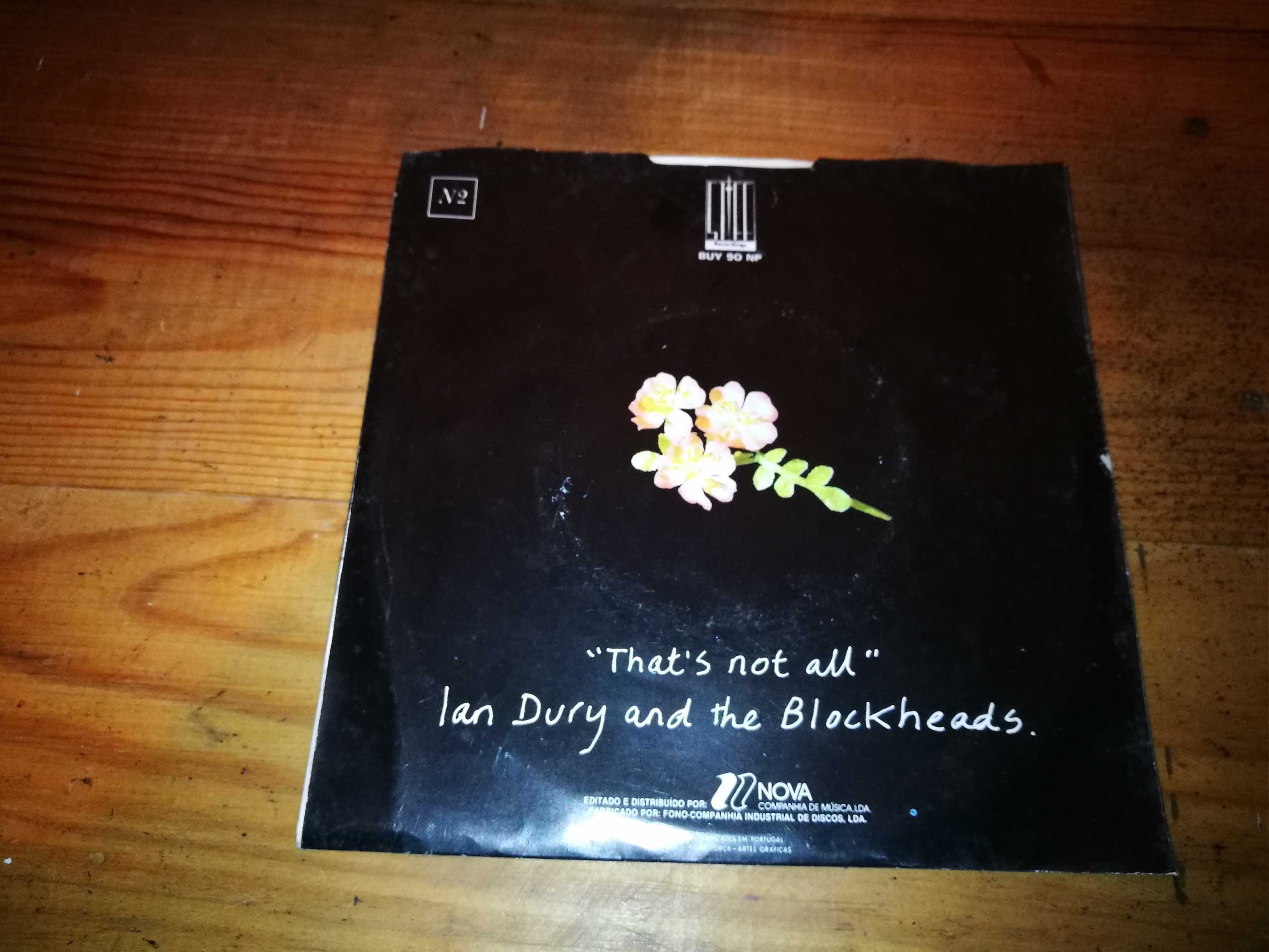 IAN DURY & THE BLOCKHEADS (New Wave) - I Want To Be STraight  SINGLE