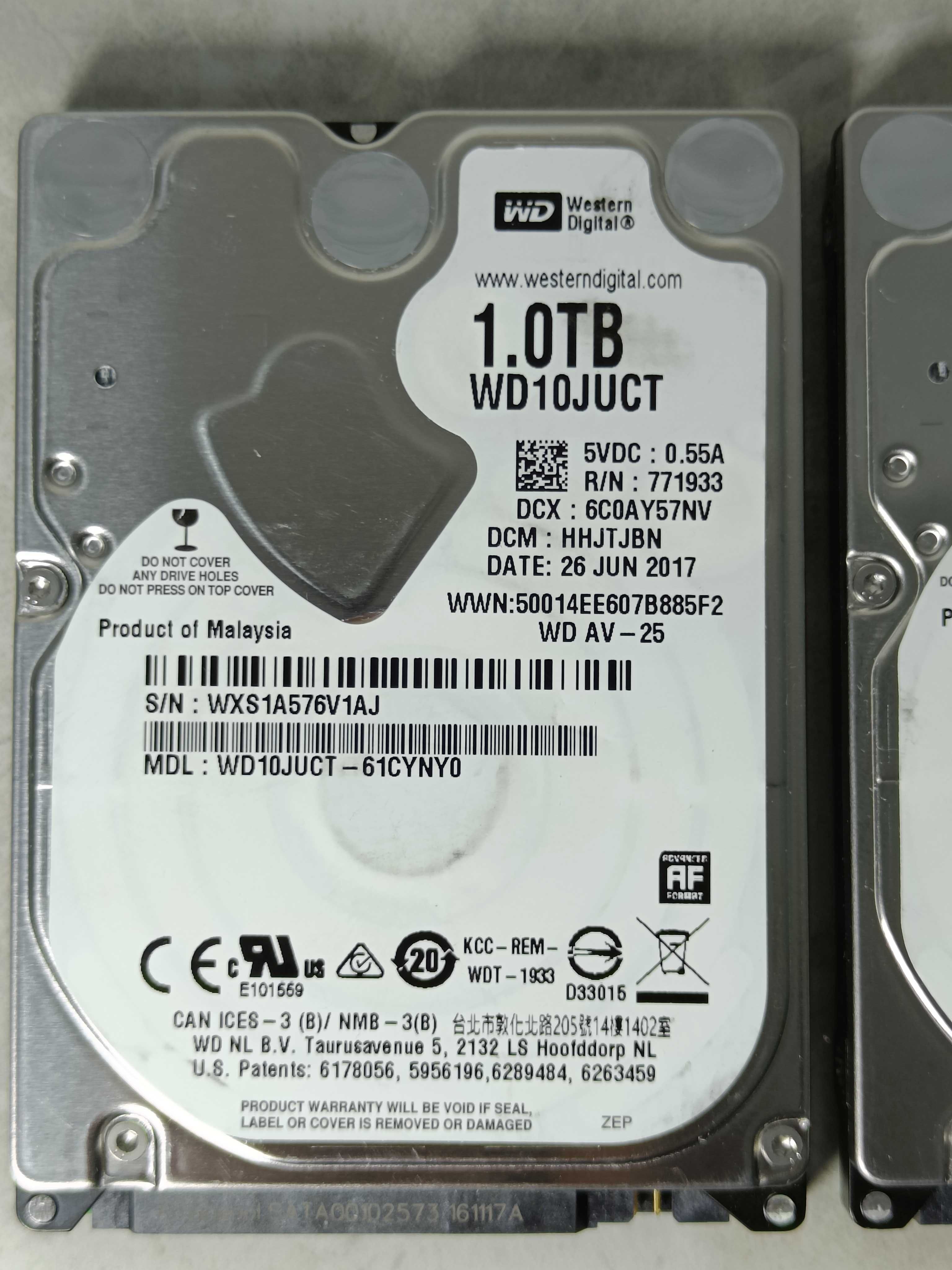 НОВІ Hard Disk HDD диск 2.5 Western Digital 1TB до НОУТБУКА або PS