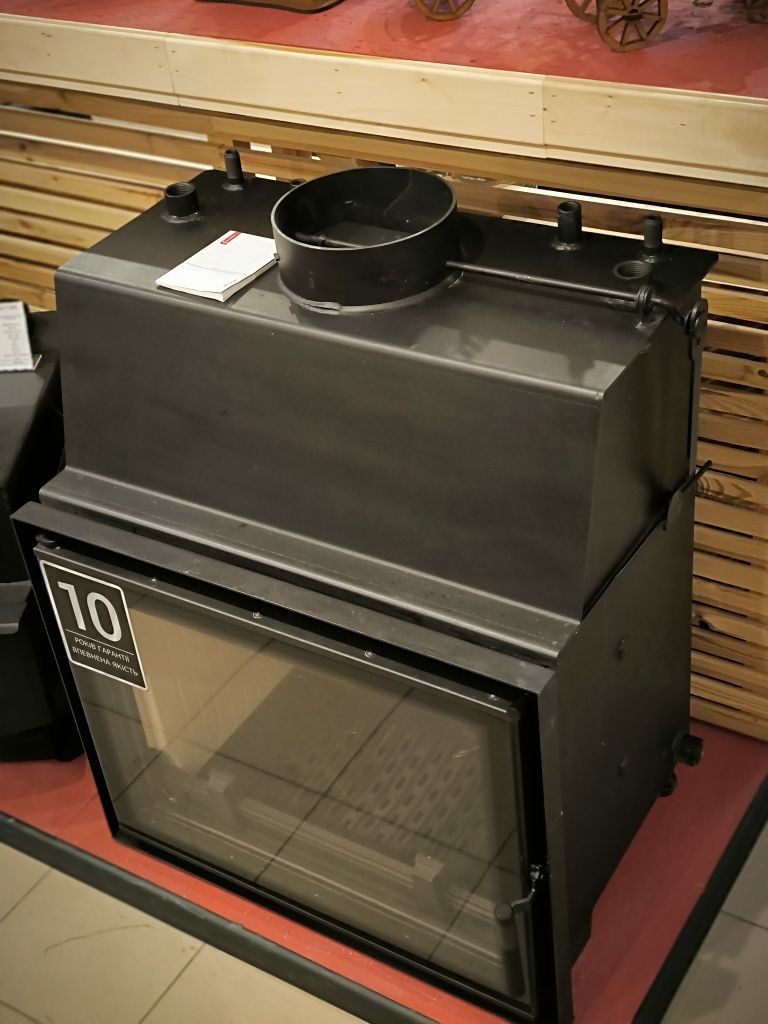 Камін,топка з водяним контуром AmeliaPW 30кВт DECO