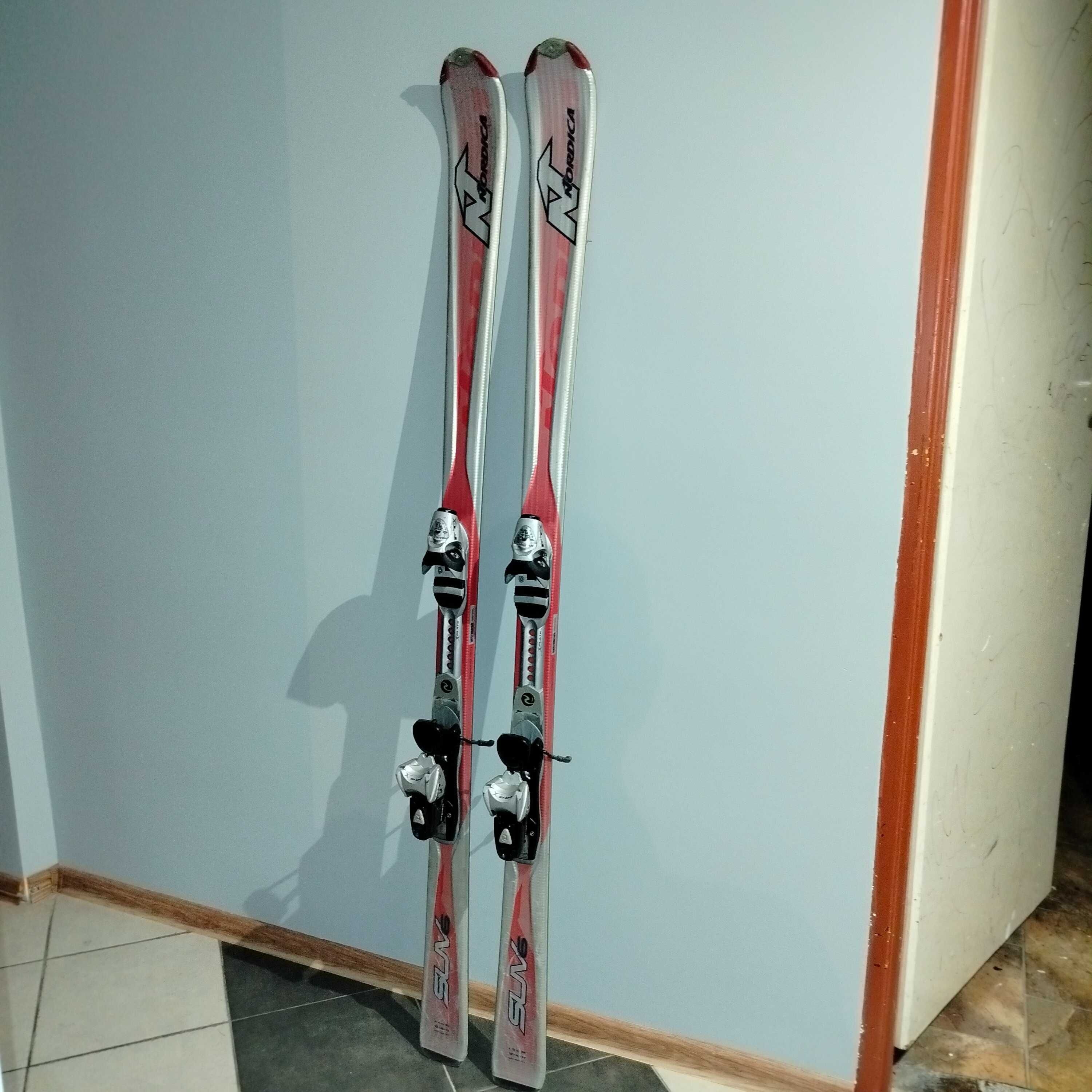 Narty Nordica wiązania Rossignol 166cm