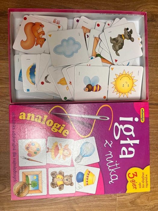 Gra układanka edukacyjna Igła Z Nitką dla najmłodszych