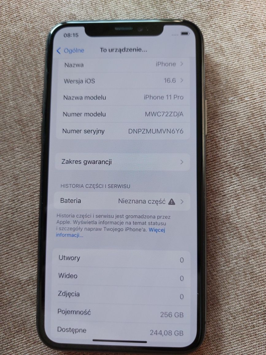 IPHONE 11 pro 256gb