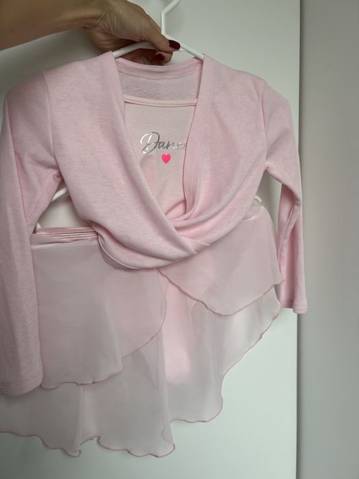 Komplet ubrań do baletu/lekcji tańca. 5-6 lat