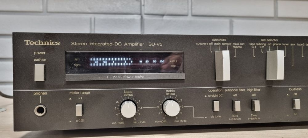 Wzmacniacz TECHNICS SU-V 5. Clasa A.