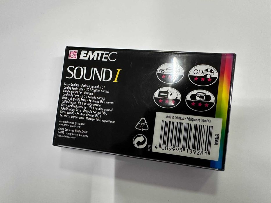 Nowe zafoliowane kasety EMTEC SOUND 1