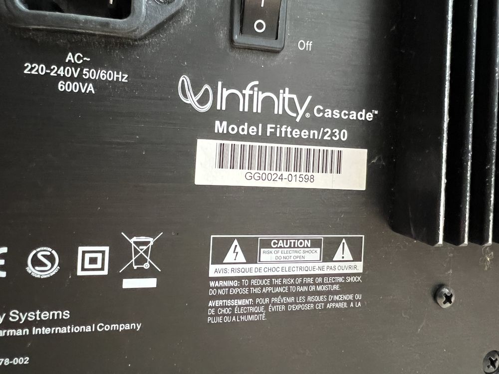 Subwoofer Infinity CASCADE 15