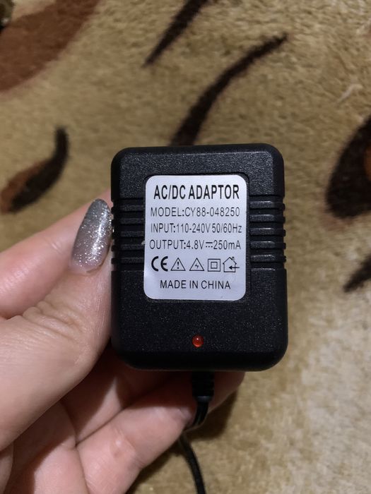 ac/dc adapter  Блок живлення AC-DC 4,8V
