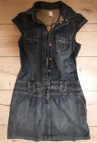 CAMAIEU sukienka jeans rozmiar M-38