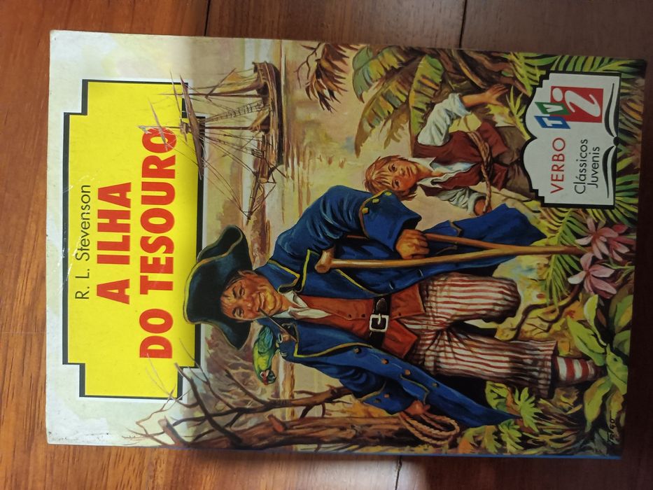 Vendo o livro A Ilha do Tesouro