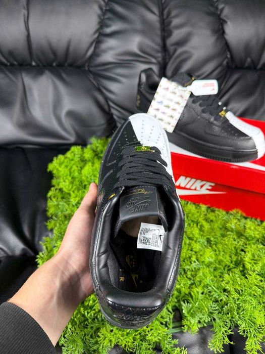 Кросівки Nike Air Force 1 Anniversary Edition найк форс чорно-білі