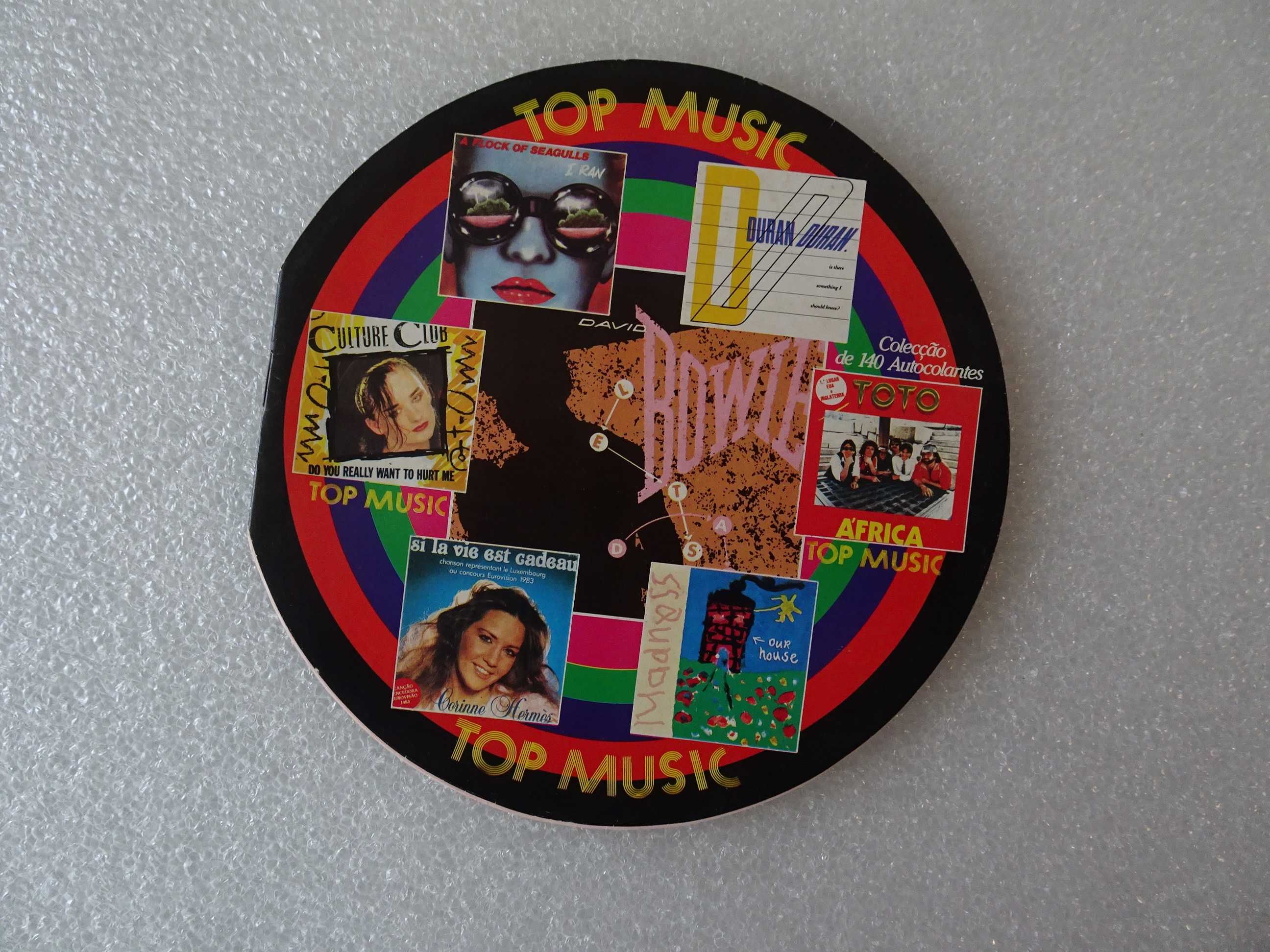 Caderneta de cromos vazia Top Music