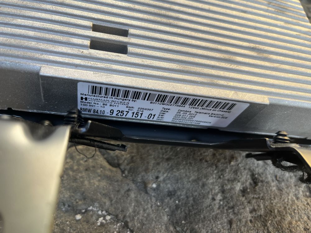 Modul sterownik combox bluetooth bmw f10 f11