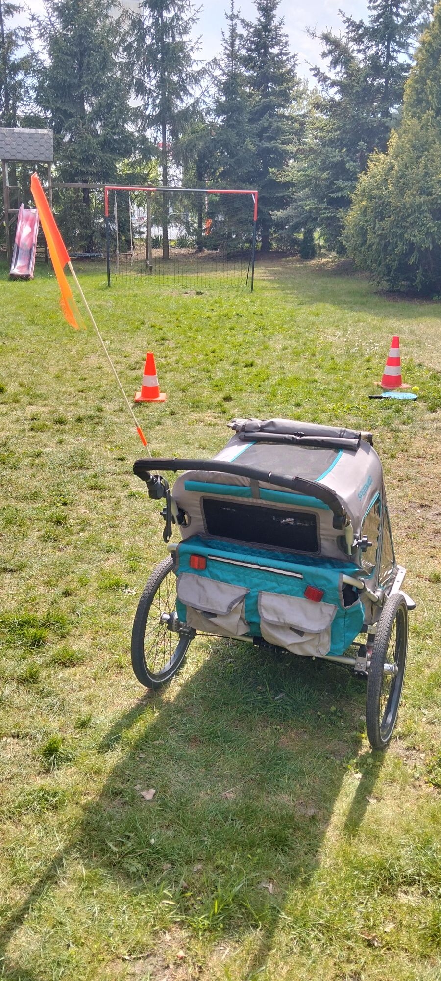 Qeridoo speedkid2 Przyczepka rowerowa Wózek biegowy