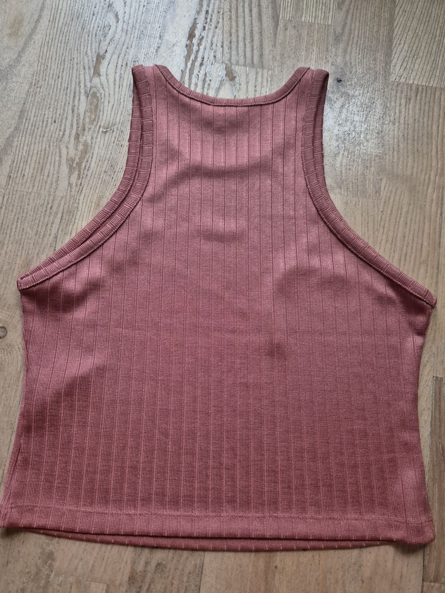 Różowy top w prążki, Guess,r.L