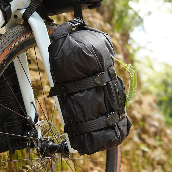 Sakwa Rowerowa Na Przedni Widelec Z Uchwytem Rhinowalk Bhd0013Bk 6,5L