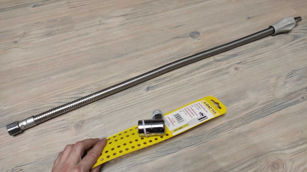 Wąż do gazu z szybkozłączem e-GAZ L 75cm