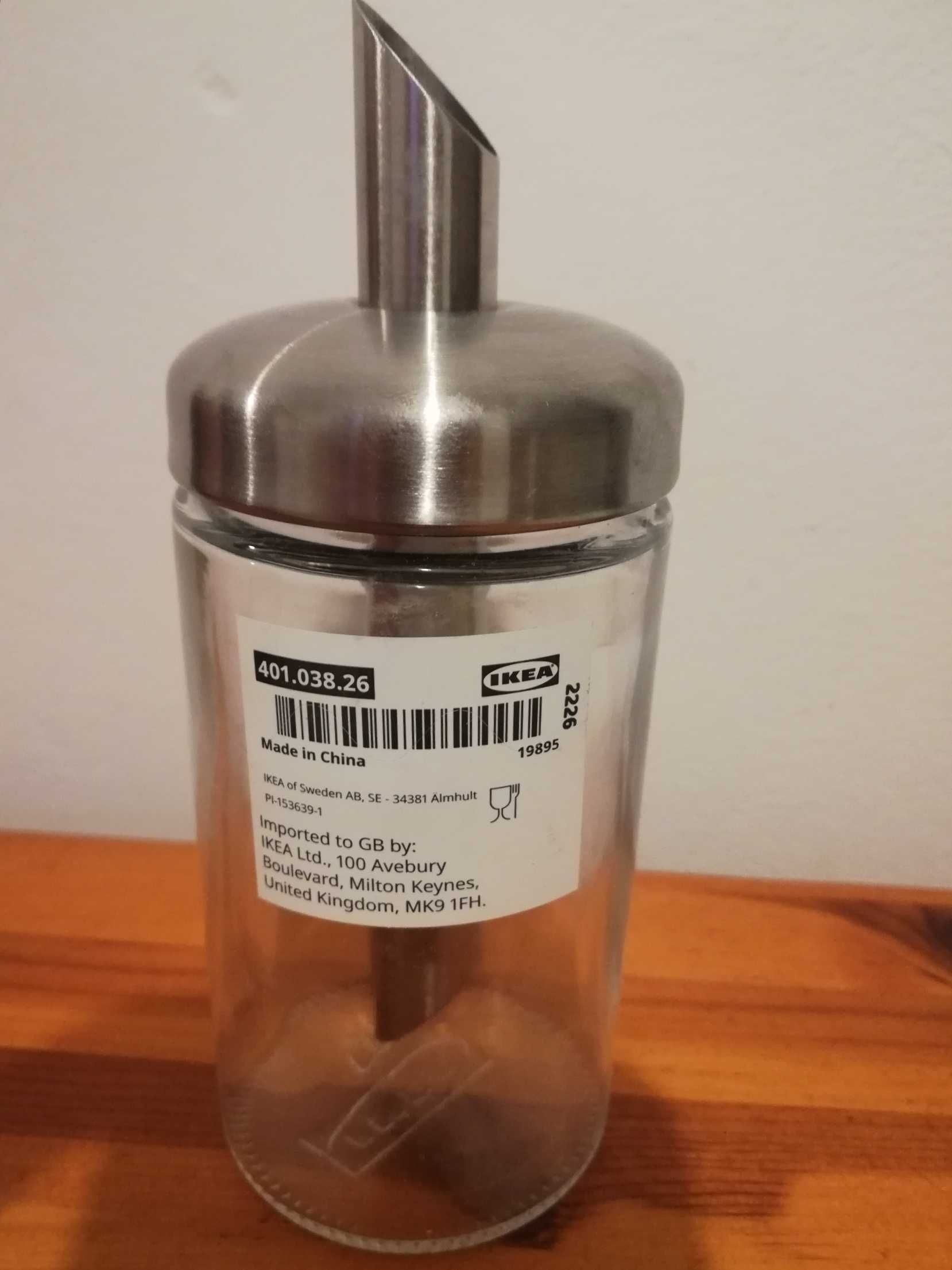 Zestaw Ikea - Duży słój+cukiernica+szklanka+pojemnik