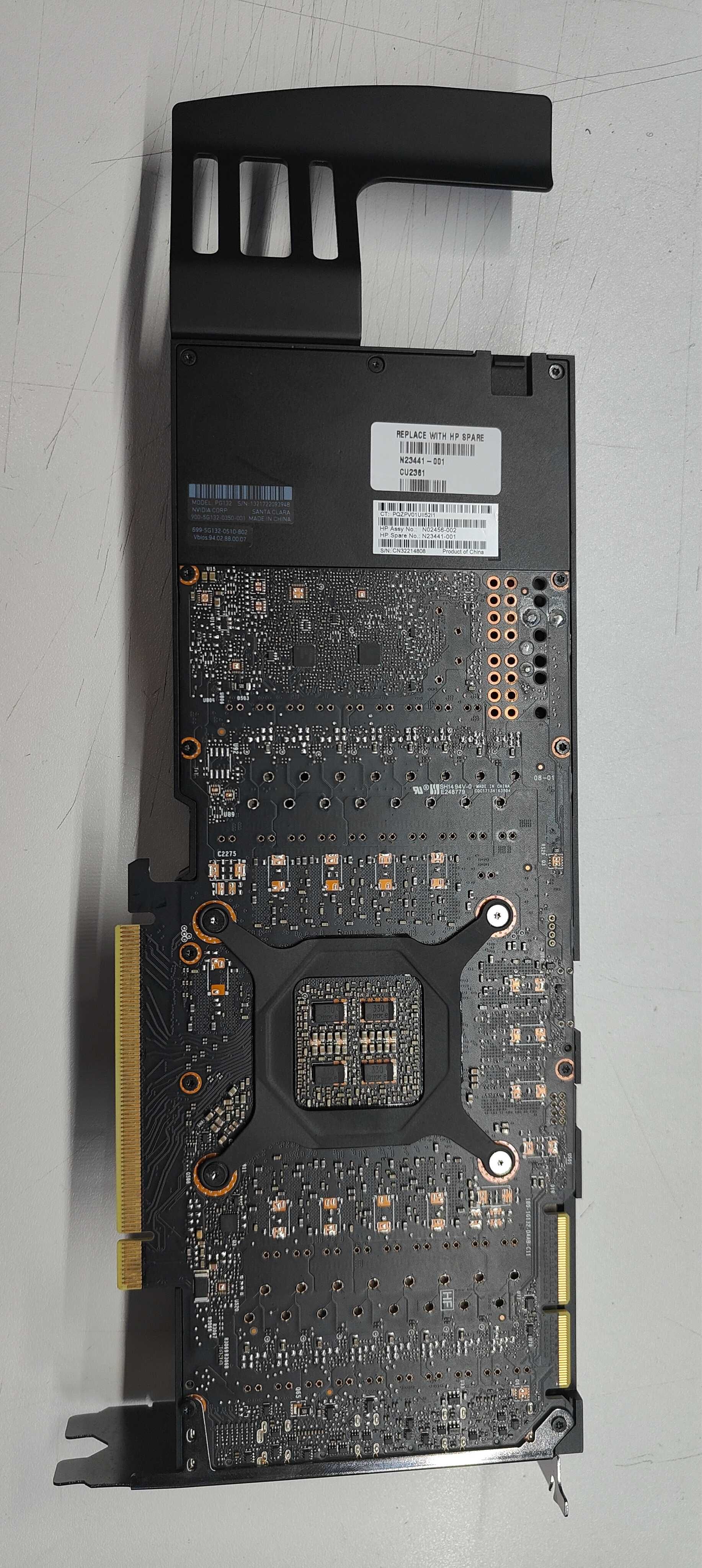 Gráfica nvidia quadro RTX A4500 sem Uso