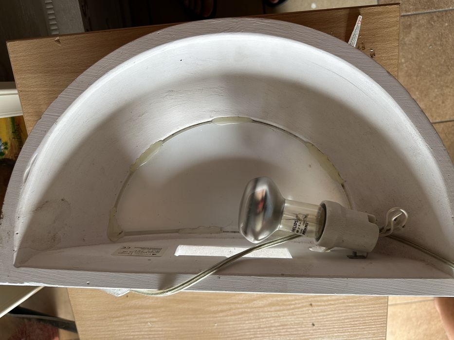 Lampy gipsowe , komplet 2szt