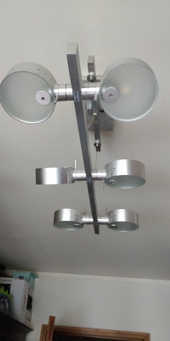 Candeeiro em aço inox