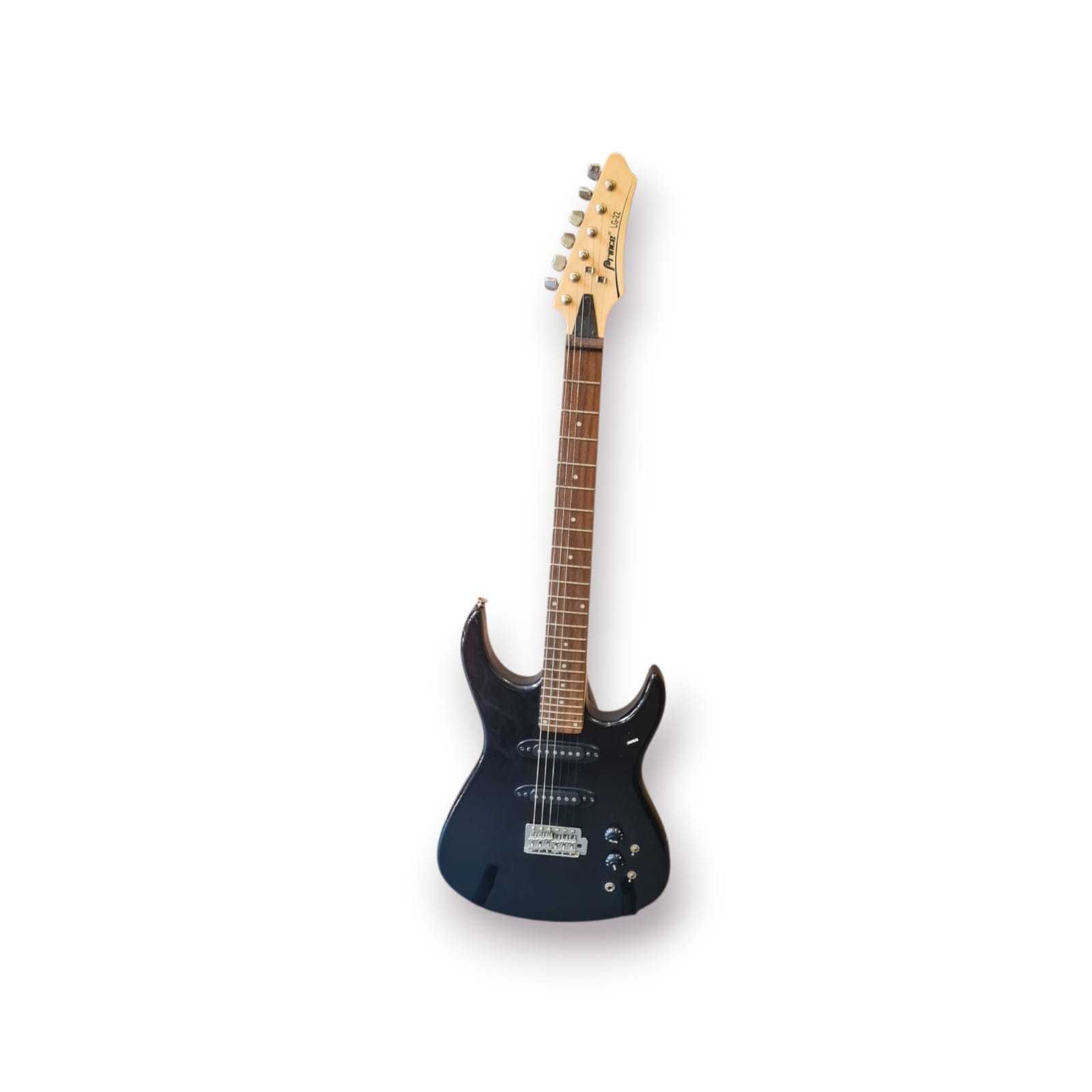 Guitarra Elétrica Primer LG-22 – 22 trastes, 3 pickups, tremolo, preto