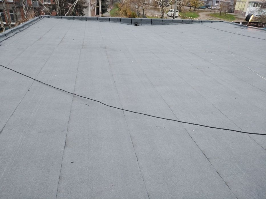 Ремонт крыш еврорубероидом  мягкая  и жёсткая кровля