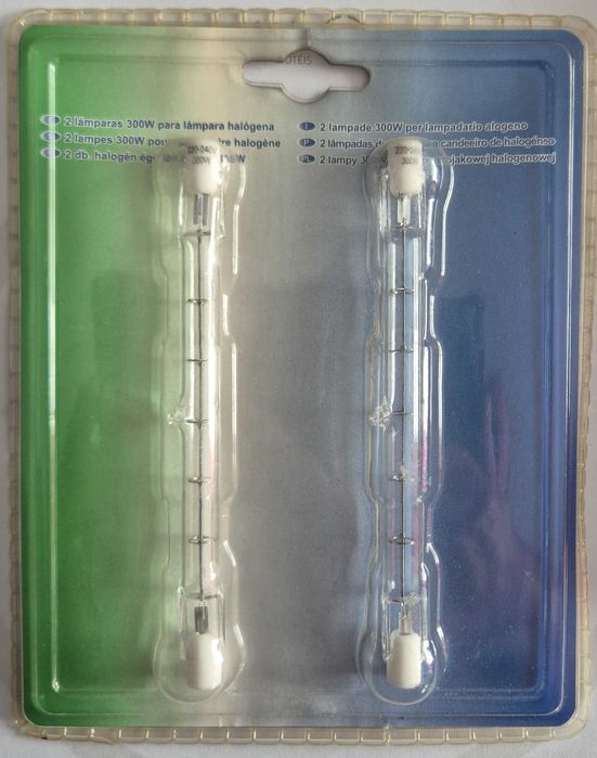 Lâmpadas de halogéneo de 300W 118mm