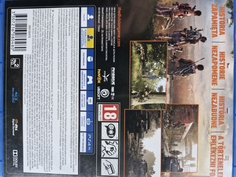 Tom Clancys The Division 2 gra na PS4