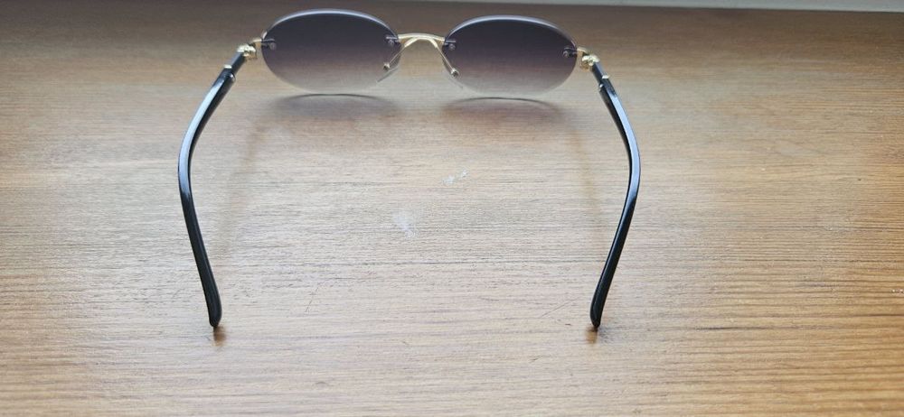 Очки безрамочные безоправные Gradient Gray