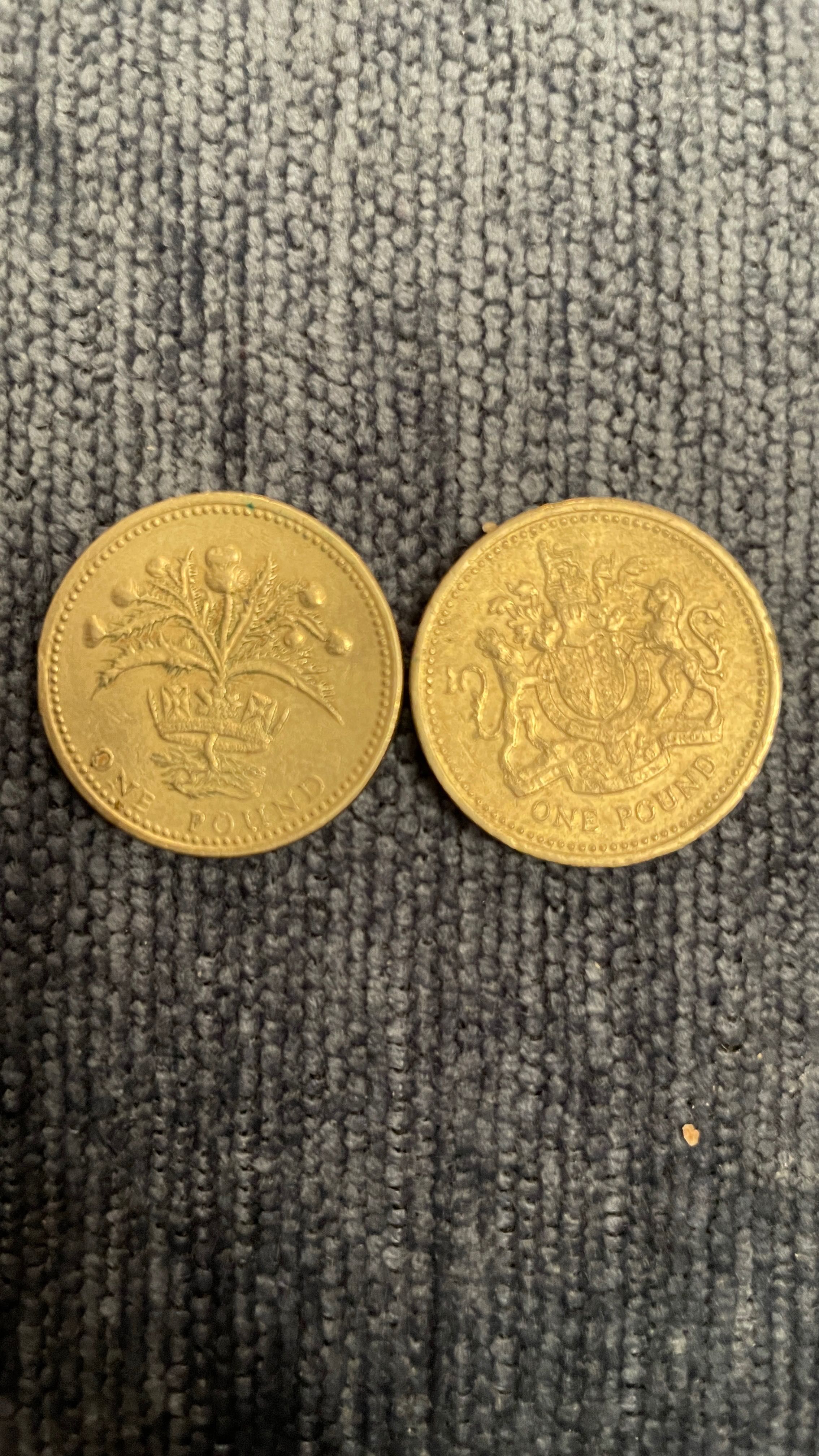 Monety One Pound Elizabeth II