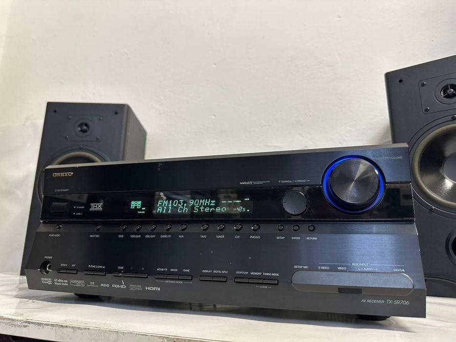 +7.1 Amplituner Onkyo TX-SR 706, 7*175 Wat, HDMI, LipSync, Dolby TrueH