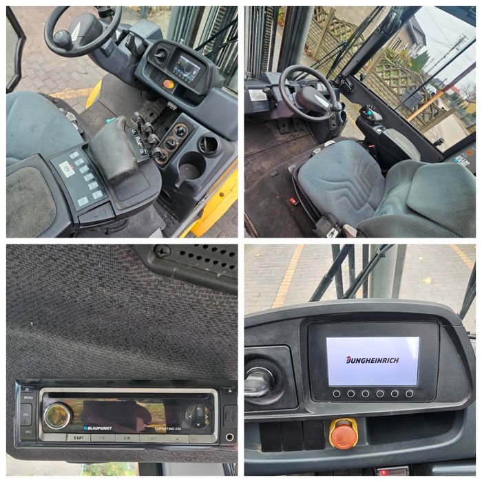 Wózek widłowy JUNGHEINRICH TFG320s Triplex 5sekcji 2016LPG transport