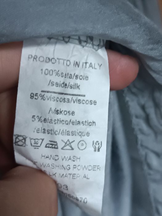 Блуза з натурального шовку р.L