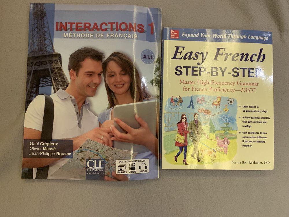 CLE Easy French Step by Step самоучитель французского языка + DVD