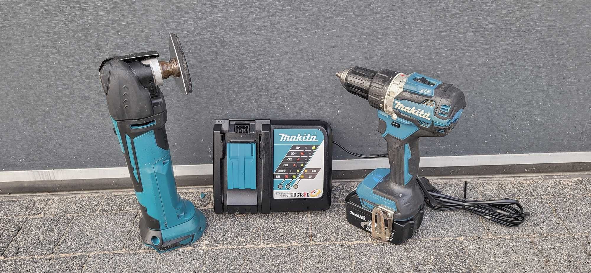 Urządzenie wielofunkcyjne multitool Makita DTM51 + Wkrętarka DDF484