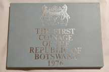 Zestaw monet Botswana 1976 rok - Proof