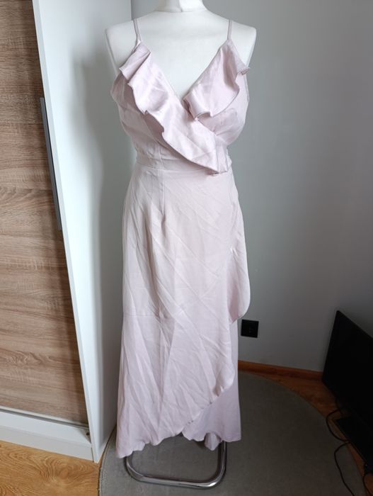 Sukienka Nowa bez metki ASOS szlafrokowa Maxi wesele komunia chrzciny