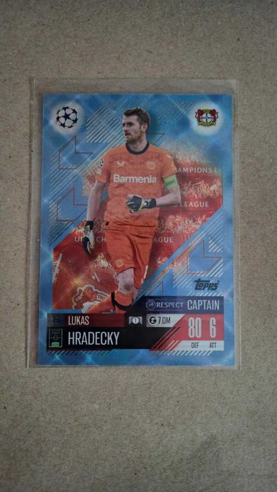 Topps Match Attax 2024/25 Crystal Foil Parallel Lukas Hradecky CF191