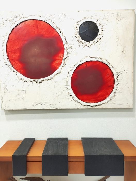 Quadro/tela com relevo estilo moderno